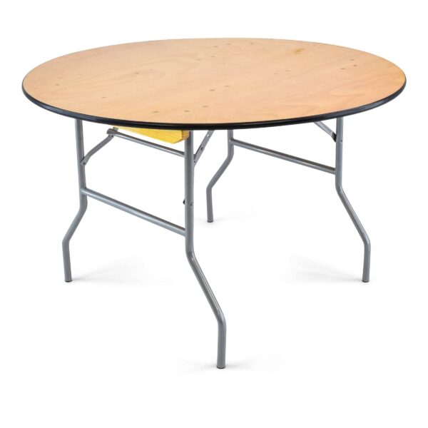 Wood Round Folding Table 60 Inch
