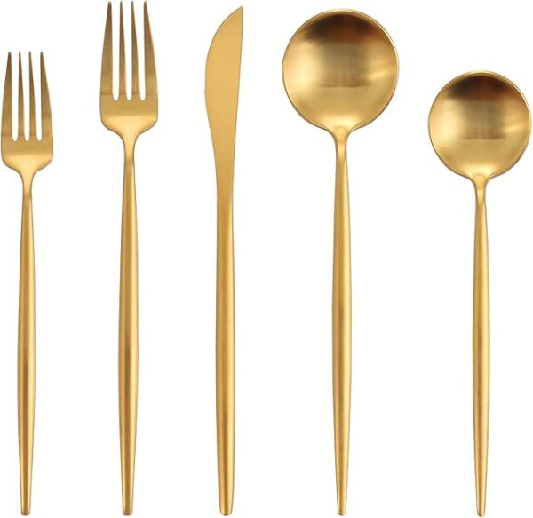 Gold Flatware